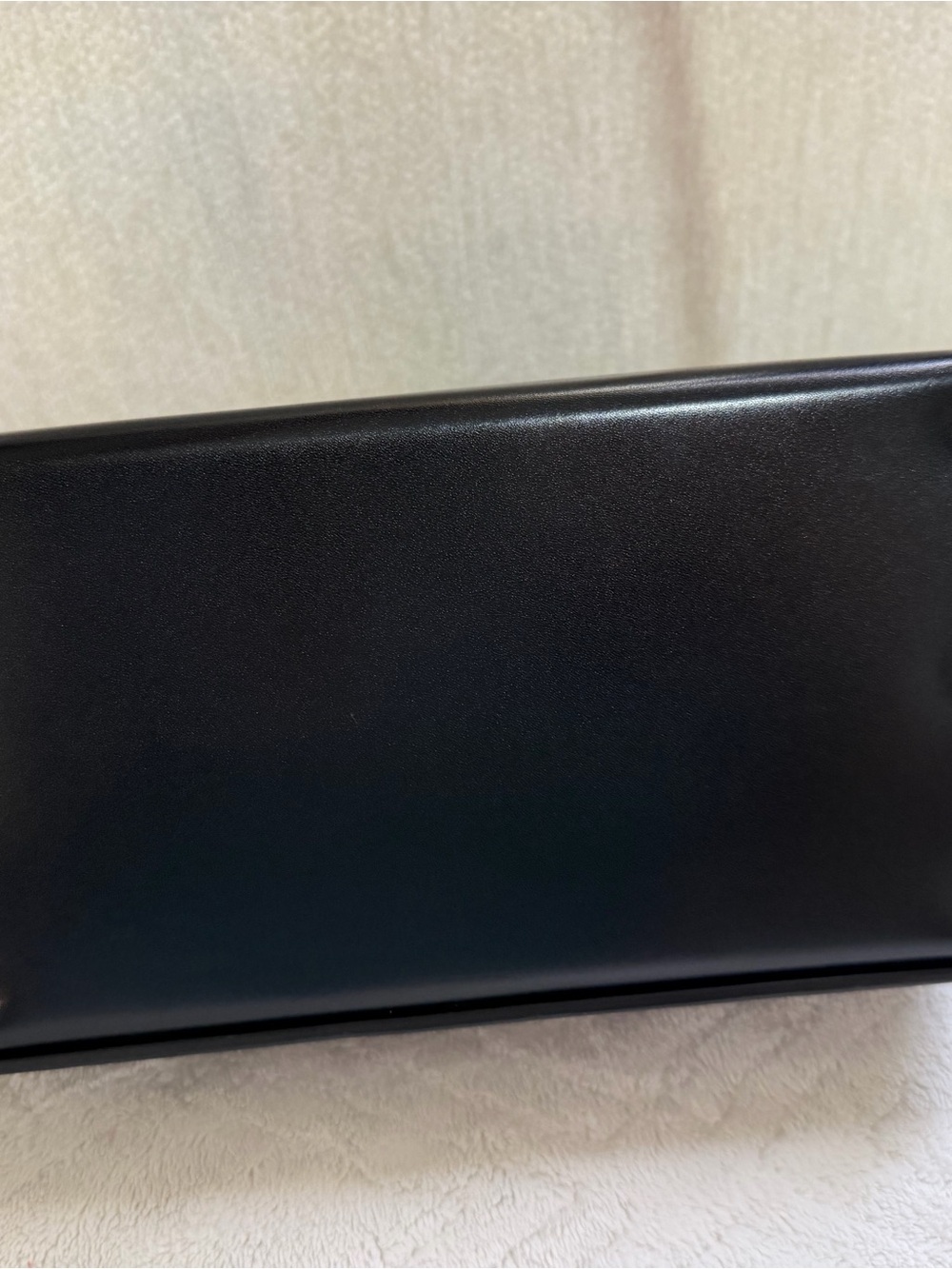 Madison West Black Structured Leather Shoulder Bag - Picture 5 of 7
